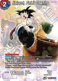 Kakarot, Fate's Dawning (DB3-127) [Theme Selection: History of Son Goku] - POKÉ JEUX