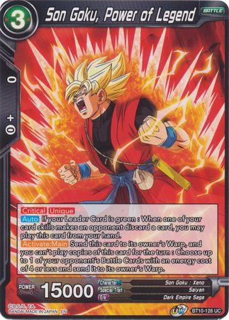Son Goku, Power of Legend (BT10-128) [Rise of the Unison Warrior] - POKÉ JEUX