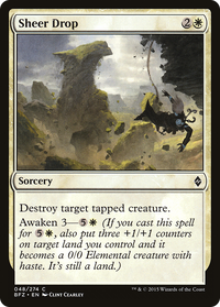 Sheer Drop [Battle for Zendikar]