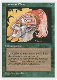 Llanowar Elves [Fourth Edition]