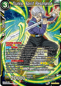 Trunks, Spirit Resonance (EX18-03) [Namekian Boost] - POKÉ JEUX