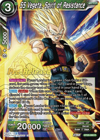SS Vegeta, Spirit of Resistance (BT20-068) [Power Absorbed Prerelease Promos] - POKÉ JEUX