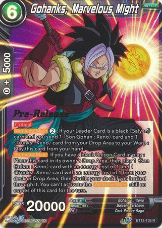 Gohanks, Marvelous Might (BT12-138) [Vicious Rejuvenation Prerelease Promos] - POKÉ JEUX
