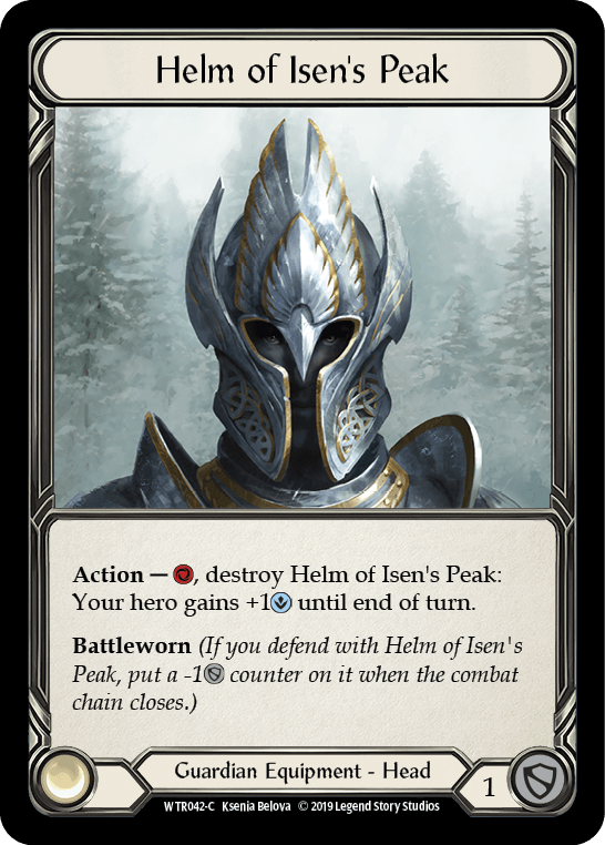 Helm of Isen's Peak [WTR042-C] (Welcome to Rathe) Alpha Print Normal - POKÉ JEUX