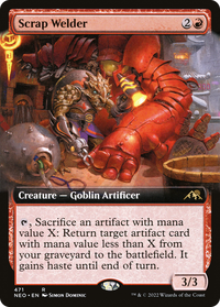 Scrap Welder (Extended Art) [Kamigawa: Neon Dynasty]