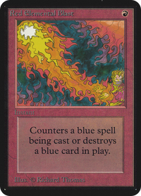 Red Elemental Blast [Alpha Edition]