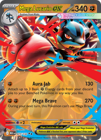 Mega Lucario ex (77/132) - Prize Pack Series Cards Holofoil