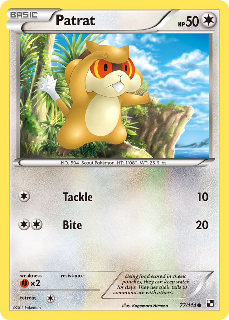 Patrat (#) (12) - BW Trainer Kit Excadrill & Zoroark