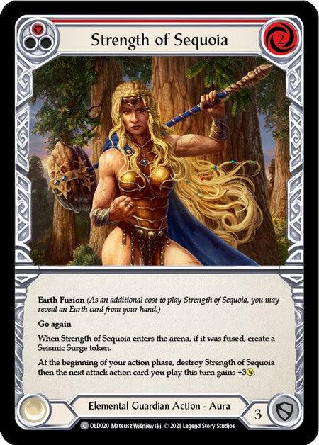 Strength of Sequoia (Red) [OLD020] (Tales of Aria Oldhim Blitz Deck) 1st Edition Normal - POKÉ JEUX