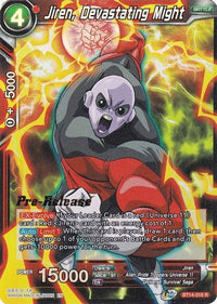 Jiren, Devastating Might (BT14-016) [Cross Spirits Prerelease Promos] - POKÉ JEUX