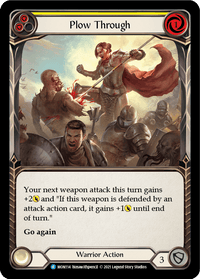 Plow Through (Yellow) [MON114-RF] (Monarch) 1st Edition Rainbow Foil - POKÉ JEUX