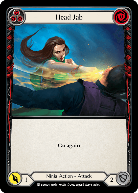 Head Jab (Blue) [BEN024] (Outsiders Benji Blitz Deck) - POKÉ JEUX