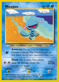 Wooper (82/111)  - Neo Genesis Unlimited