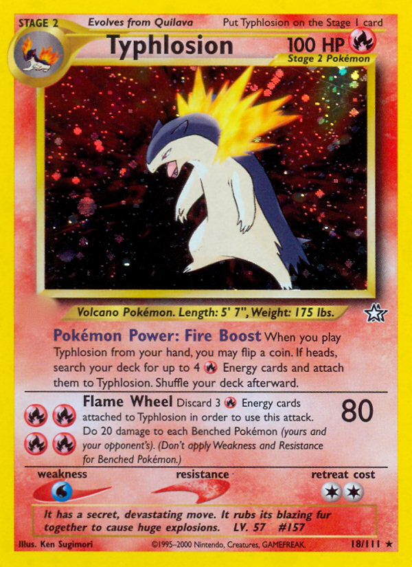 Typhlosion (18/111)  - Neo Genesis