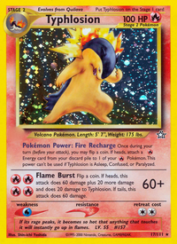 Typhlosion (17/111)  - Neo Genesis