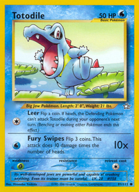 Totodile (81/111)  - Neo Genesis Unlimited