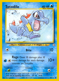 Totodile (80/111)  - Neo Genesis Unlimited