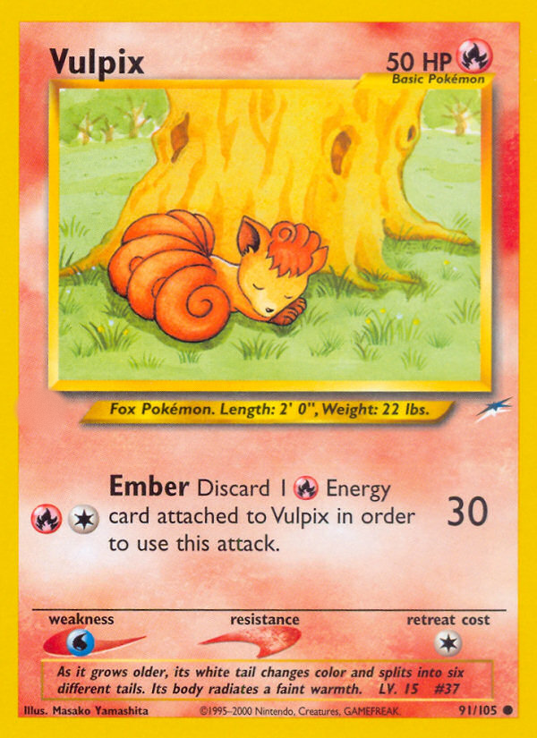 Vulpix (91/105)  - Neo Destiny Unlimited