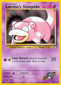 Sabrina's Slowpoke (95/132)  - Gym Heroes Unlimited