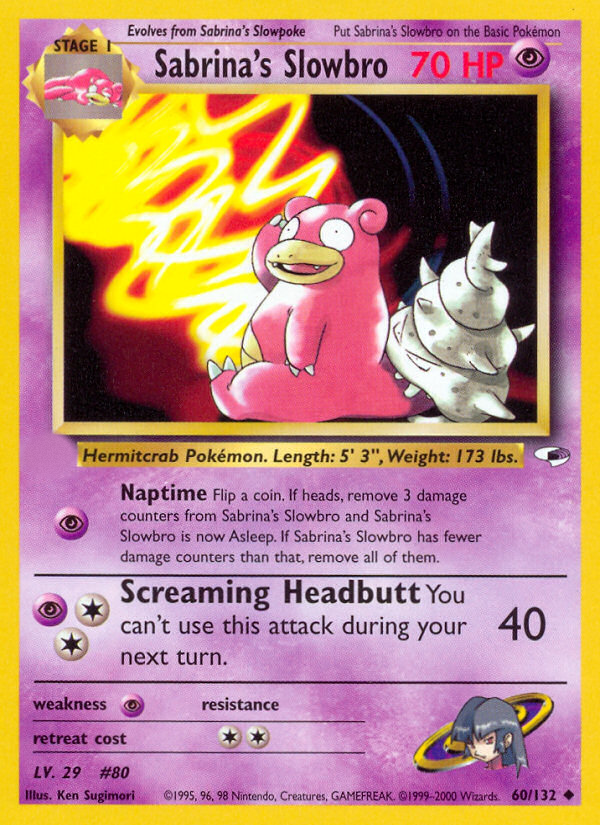 Sabrina's Slowbro (60/132)  - Gym Heroes Unlimited
