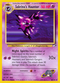 Sabrina's Haunter (58/132)  - Gym Heroes Unlimited