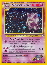 Sabrina's Gengar (14/132)  - Gym Heroes