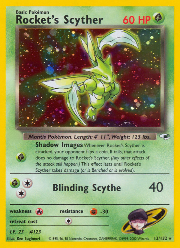 Rocket's Scyther (13/132)  - Gym Heroes
