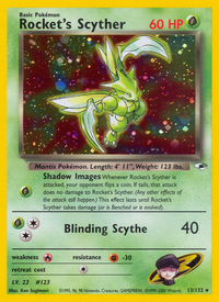 Rocket's Scyther (13/132)  - Gym Heroes