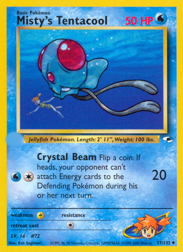 Misty's Tentacool (57/132)  - Gym Heroes Unlimited