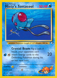 Misty's Tentacool (57/132)  - Gym Heroes Unlimited