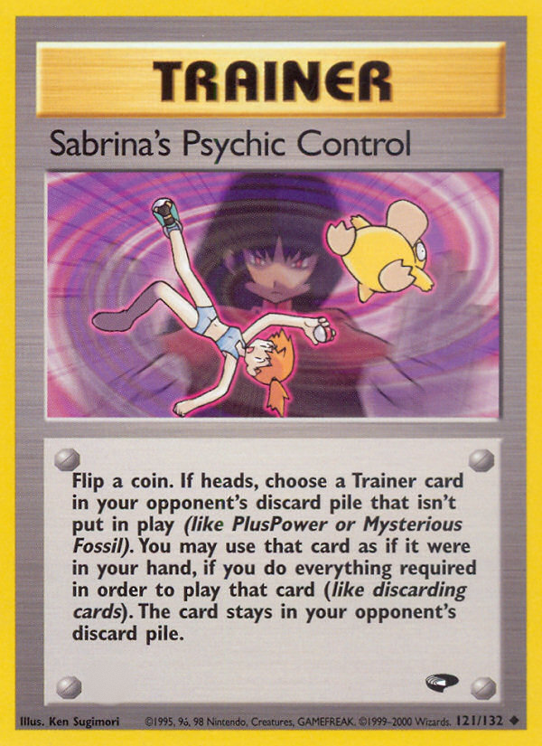 Sabrina's Psychic Control (121/132)  - Gym Challenge Unlimited