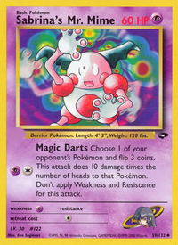 Sabrina's Mr. Mime (59/132)  - Gym Challenge Unlimited
