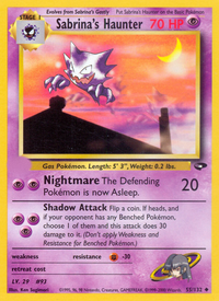 Sabrina's Haunter (55/132)  - Gym Challenge Unlimited