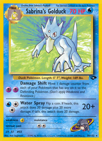 Sabrina's Golduck (30/132)  - Gym Challenge Unlimited