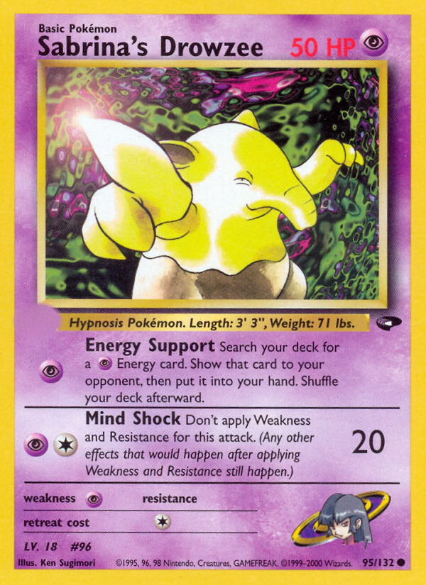 Sabrina's Drowzee (95/132)  - Gym Challenge Unlimited