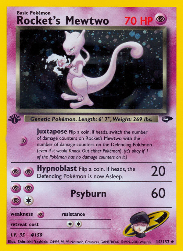 Rocket's Mewtwo (14/132)  - Gym Challenge