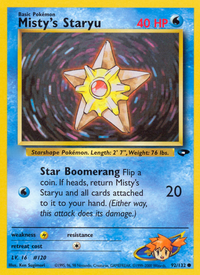 Misty's Staryu (92/132)  - Gym Challenge Unlimited