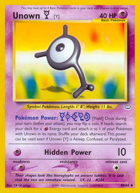 Unown [Y] (40/64)  - Neo Revelation Unlimited