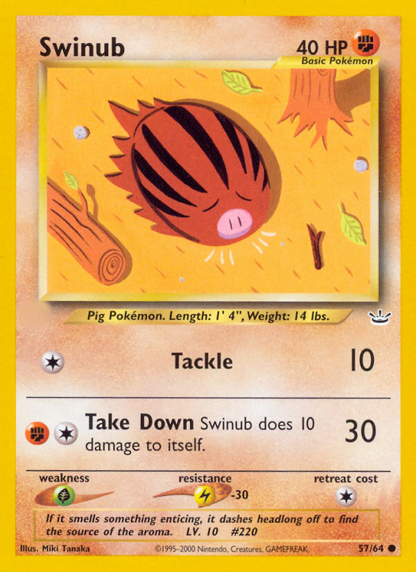 Swinub (57/64)  - Neo Revelation Unlimited