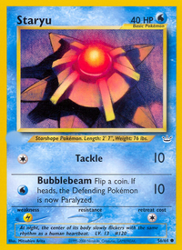 Staryu (56/64)  - Neo Revelation Unlimited