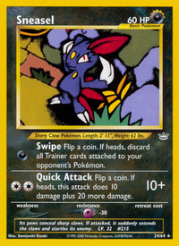 Sneasel (24/64)  - Neo Revelation Unlimited