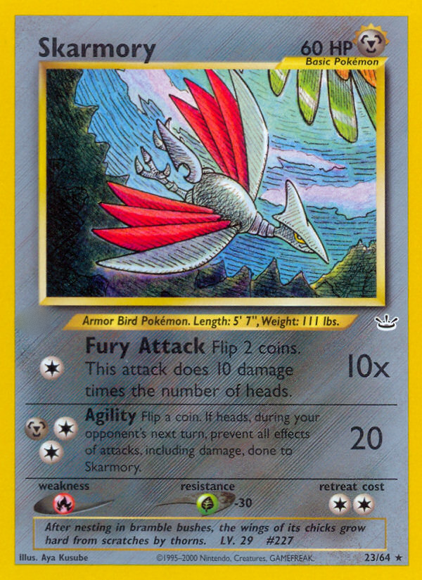 Skarmory (23/64)  - Neo Revelation Unlimited
