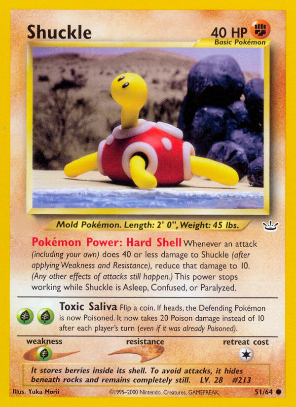 Shuckle (51/64)  - Neo Revelation Unlimited