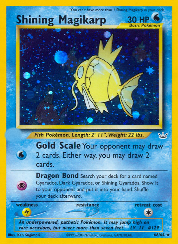 Shining Magikarp (66/64)  - Neo Revelation