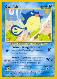 Qwilfish (49/64)  - Neo Revelation Unlimited