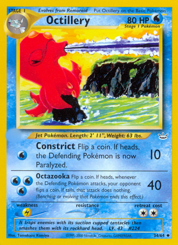 Octillery (34/64)  - Neo Revelation Unlimited