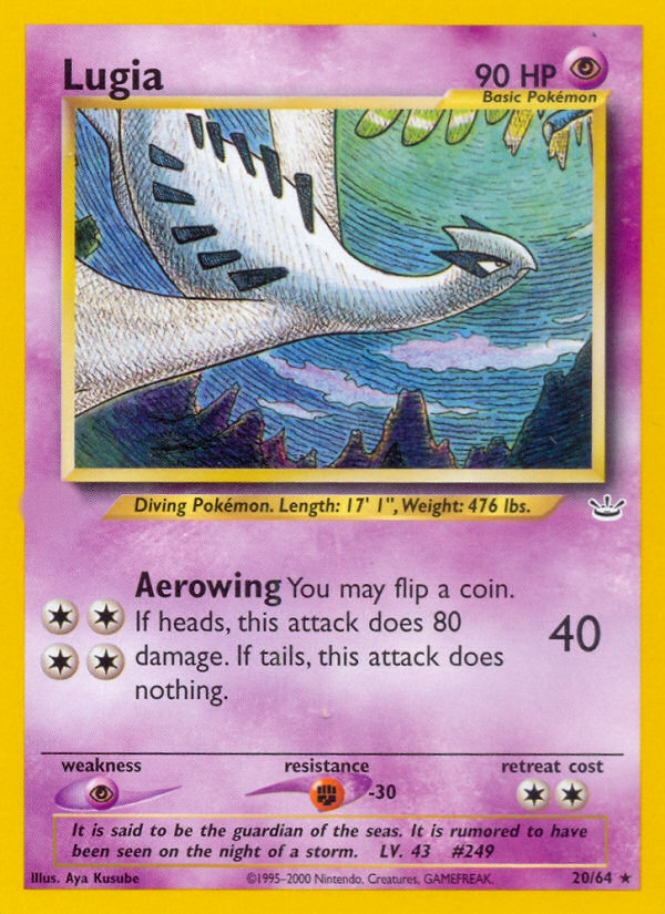 Lugia (20/64)  - Neo Revelation Unlimited
