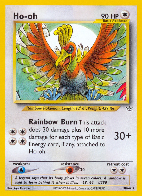 Ho-oh (18/64)  - Neo Revelation Unlimited