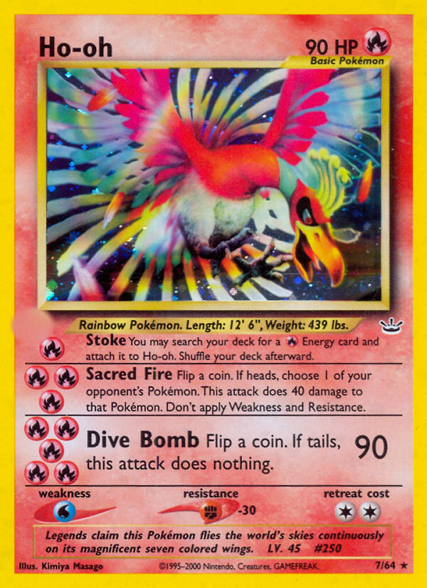 Ho-oh (7/64)  - Neo Revelation