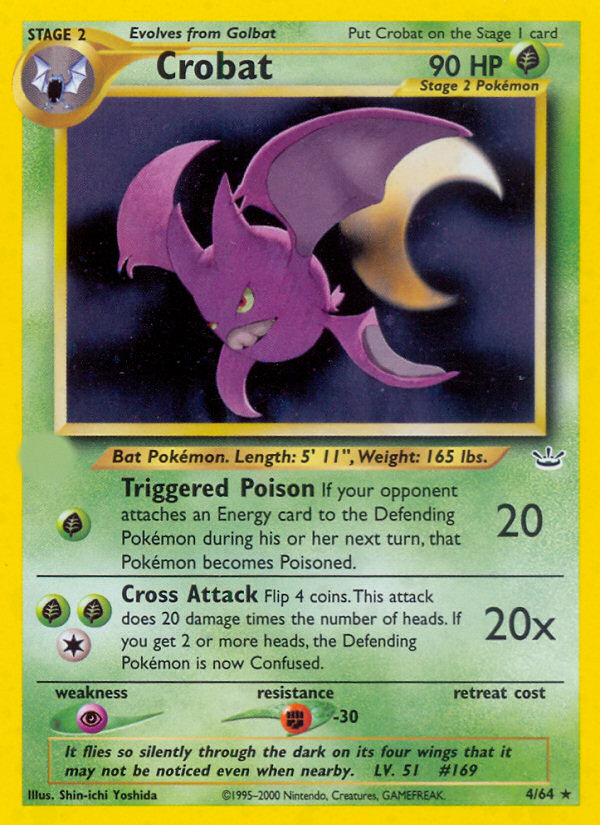 Crobat (4/64)  - Neo Revelation